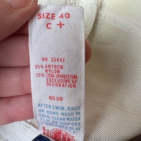 Vintage Robby Len for Lane Bryant Skirted Brown One Piece Bathing Suit - Picture 12 of 12